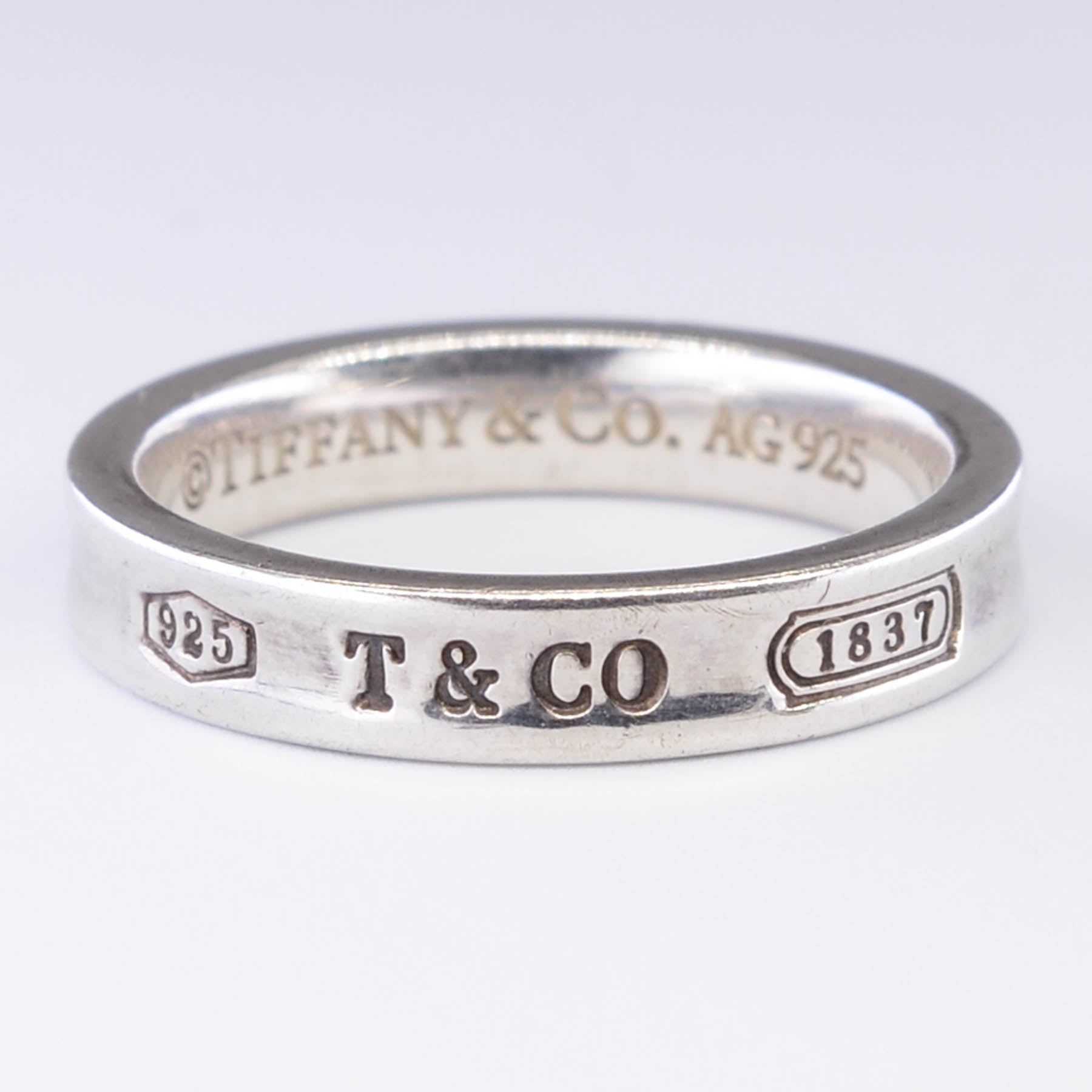 Tiffany & Co. 1837 Collection Sterling Silver Ring for Women - Size 7.5 | Elegant Wedding, Engagement & Anniversary Jewelry Gift