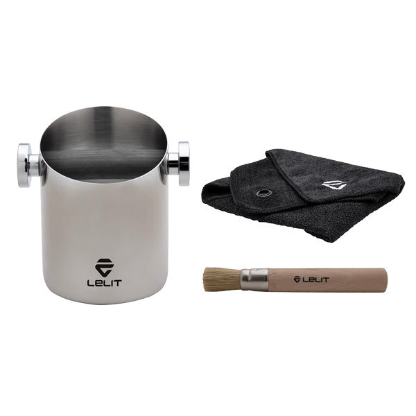 Lelit Knock Box - Premium Espresso Grounds Container for Baristas & Coffee Lovers - Perfect for Home & Professional Coffee Stations