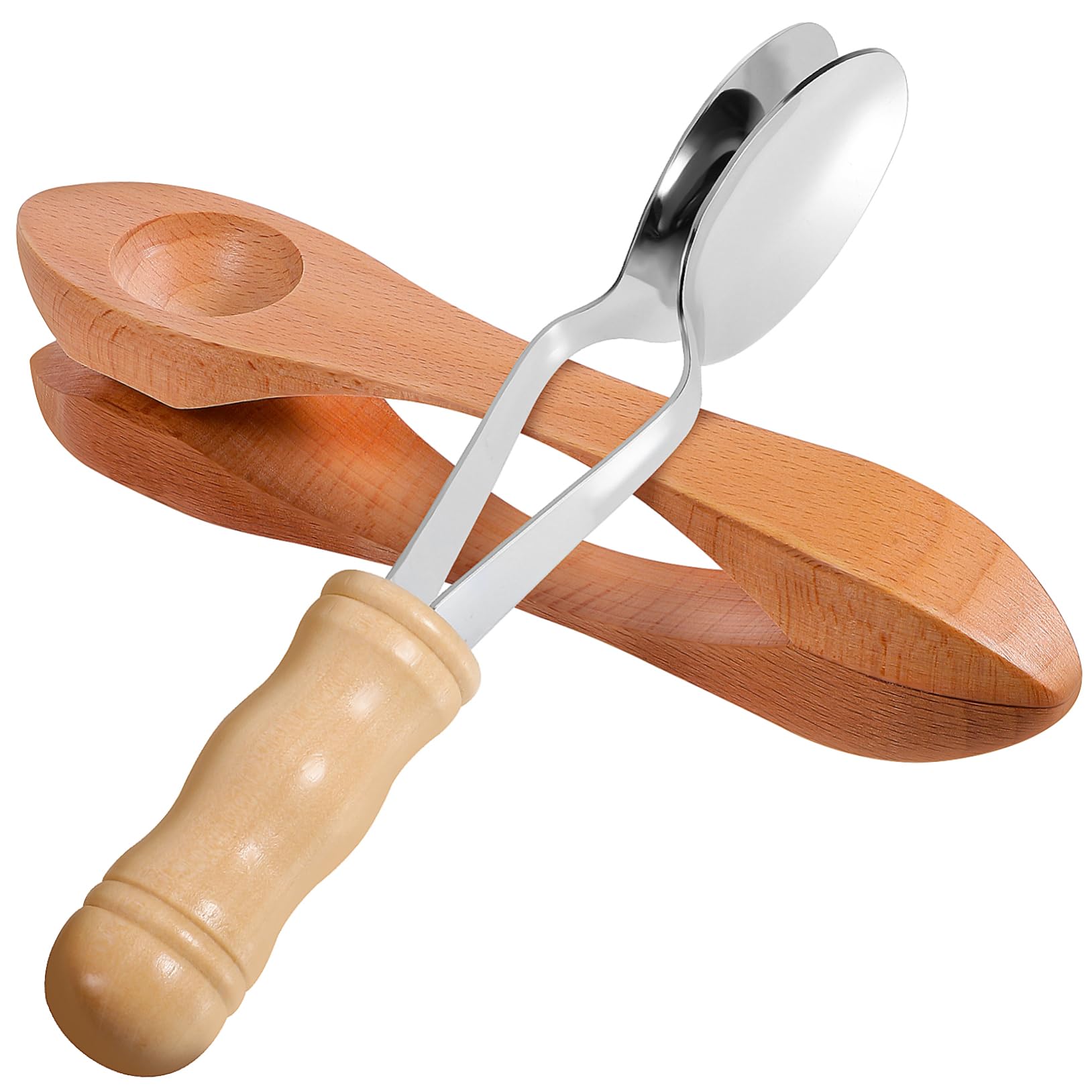 2 Pcs Stainless Steel Musical Spoons - Percussion Instruments for Folk, Irish Music & Clapping Rhythms - Perfect for Performances, Music Classes & Home Entertainment