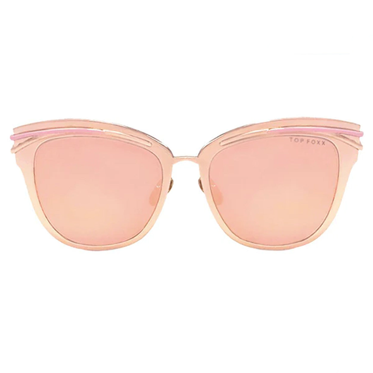 Polarized Rose Gold Sunglasses for Women - UV Protection, Fashionable & Lightweight - Perfect for Driving, Beach, and Outdoor Activities