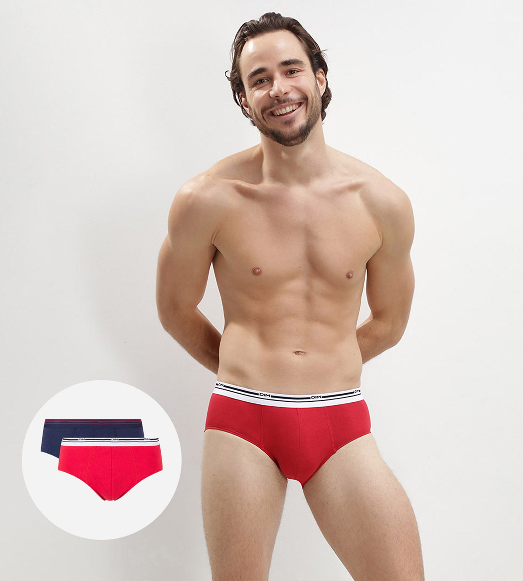 2-Pack Classic Colors Denim Slip with Contrast Belt - Perfect for Casual Wear and Everyday Comfort