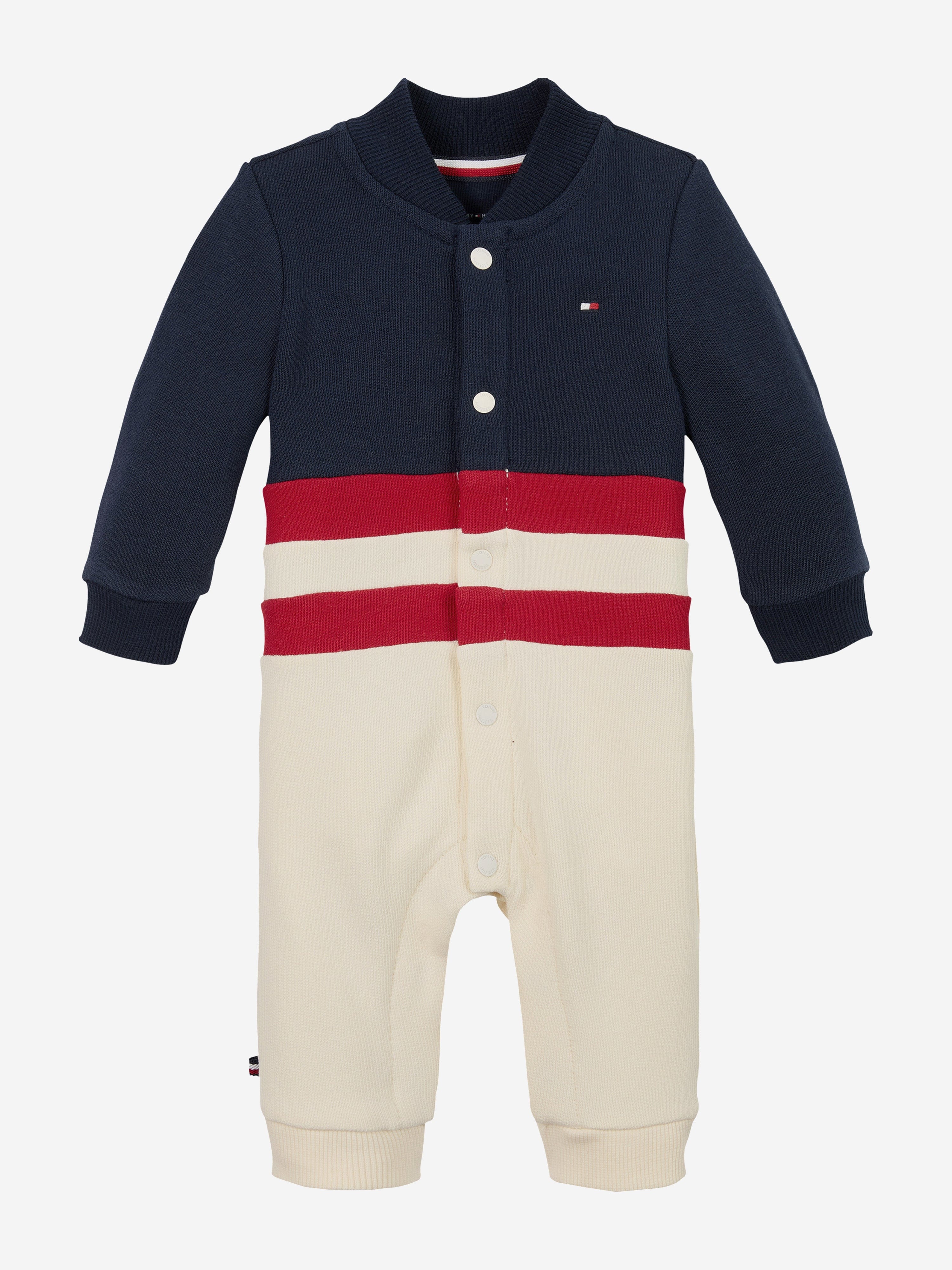 Baby Boys' Colorblock Romper - Soft Cotton Jumpsuit with Snap Closure | Perfect for Playdates, Photo Shoots & Everyday Wear