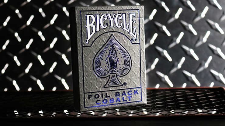 Premium Bicycle MetalLuxe Blue Playing Cards - Elegant & Durable for Poker, Magic Tricks & Cardistry | Perfect for Game Nights & Professional Performances