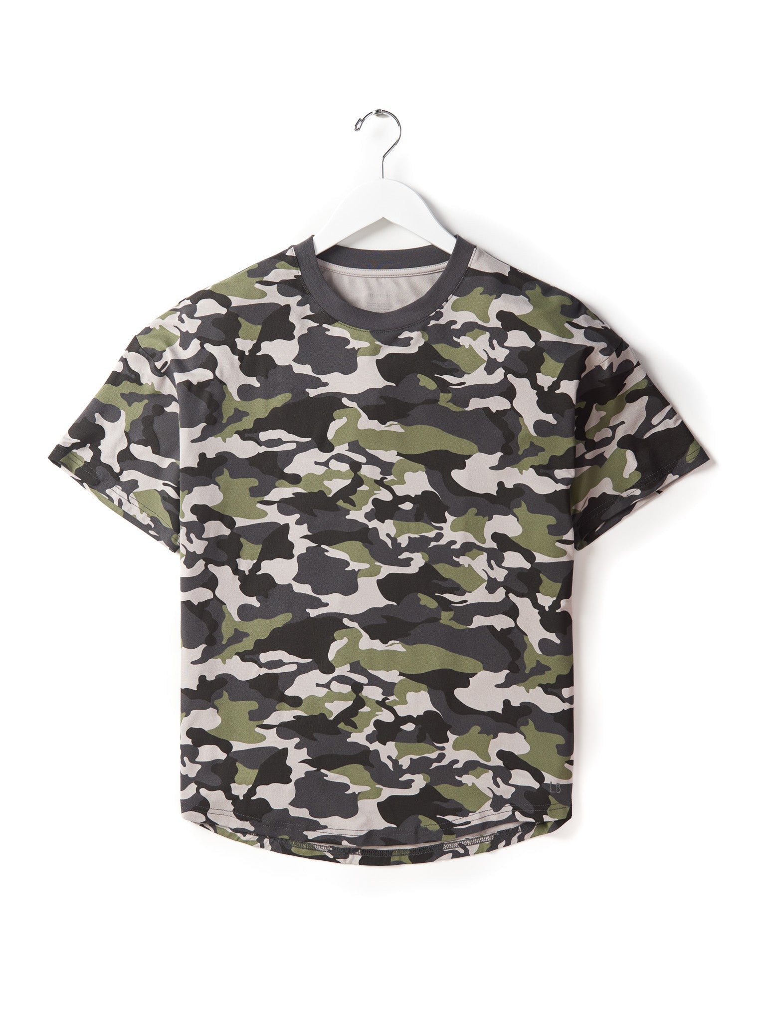 Men's Oversized Bamboo T-Shirt - Army Camo Print - Soft & Breathable Eco-Friendly Fabric - Perfect for Casual Wear, Outdoor Activities & Lounge