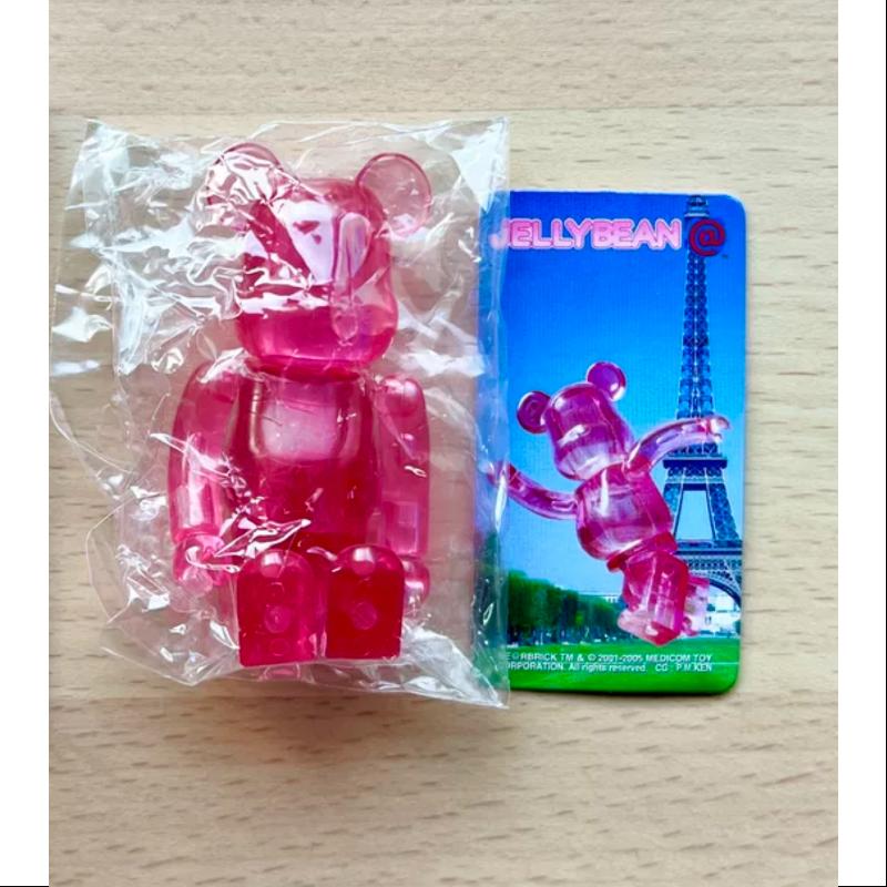 Bearbrick Series 11 JELLYBEAN PINK 100% Collectible Vinyl Art Toy - Limited Edition Pink Bearbrick Figure for Display & Collection - Perfect for Home Decor, Office Display, and Anime Fans Gift