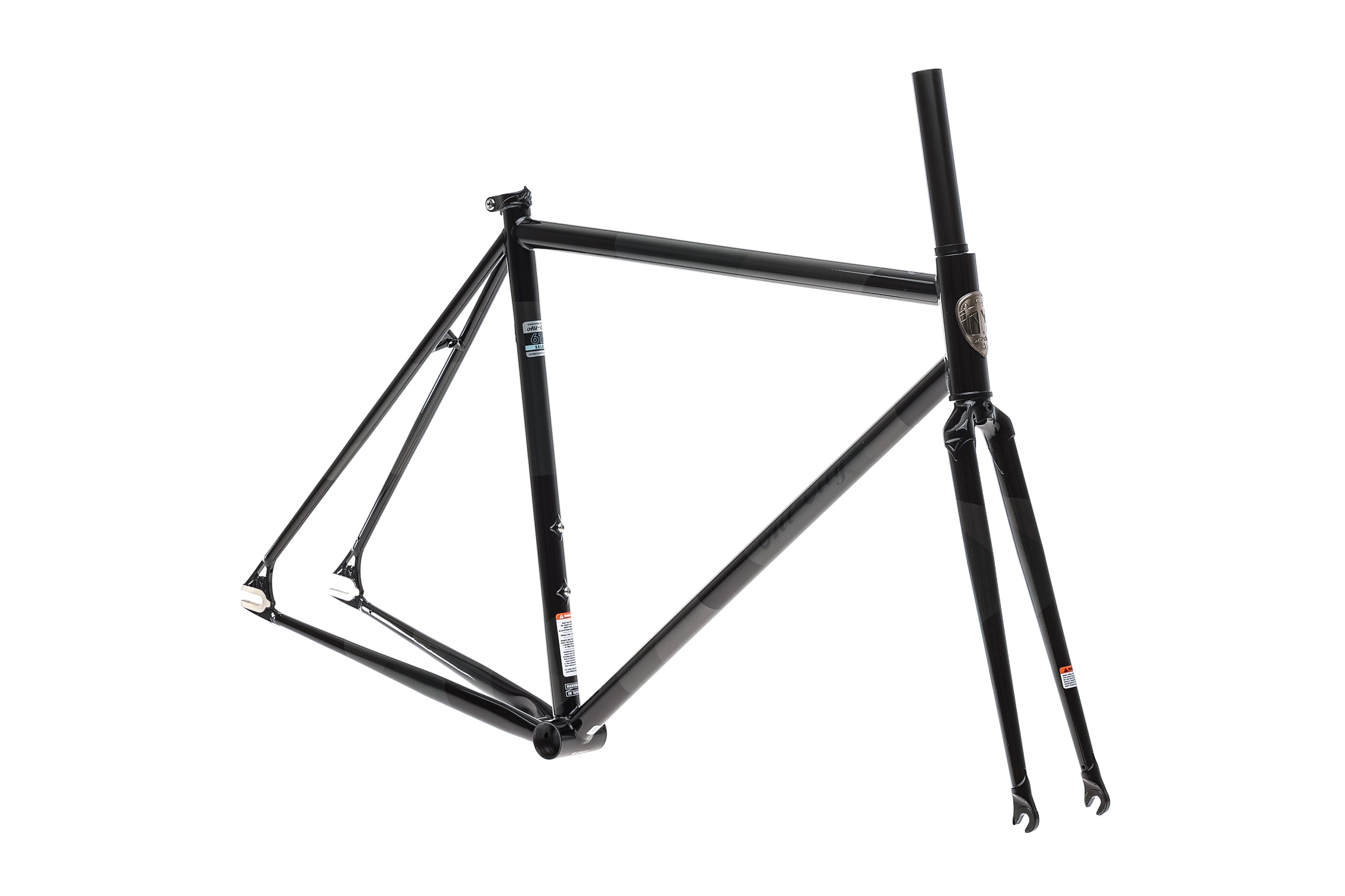 All City Big Block 700c Steel Frameset - Night Sky / Smoke - Perfect for Urban Commuting & Road Cycling