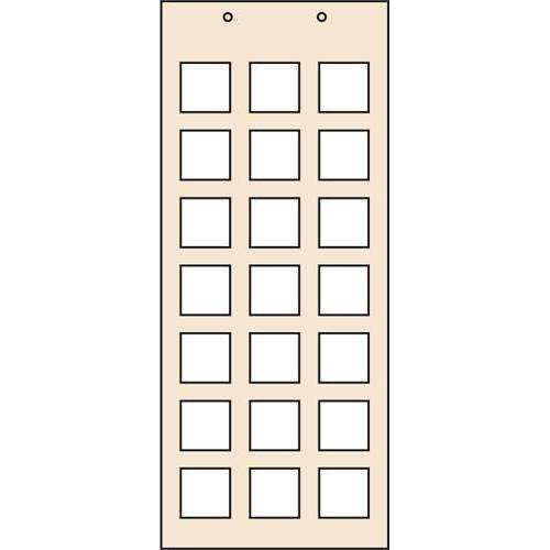 40mm Square Stencil for Painting, DIY Crafts, and Wall Art - Perfect for Home Decor, Scrapbooking, and Woodworking Projects