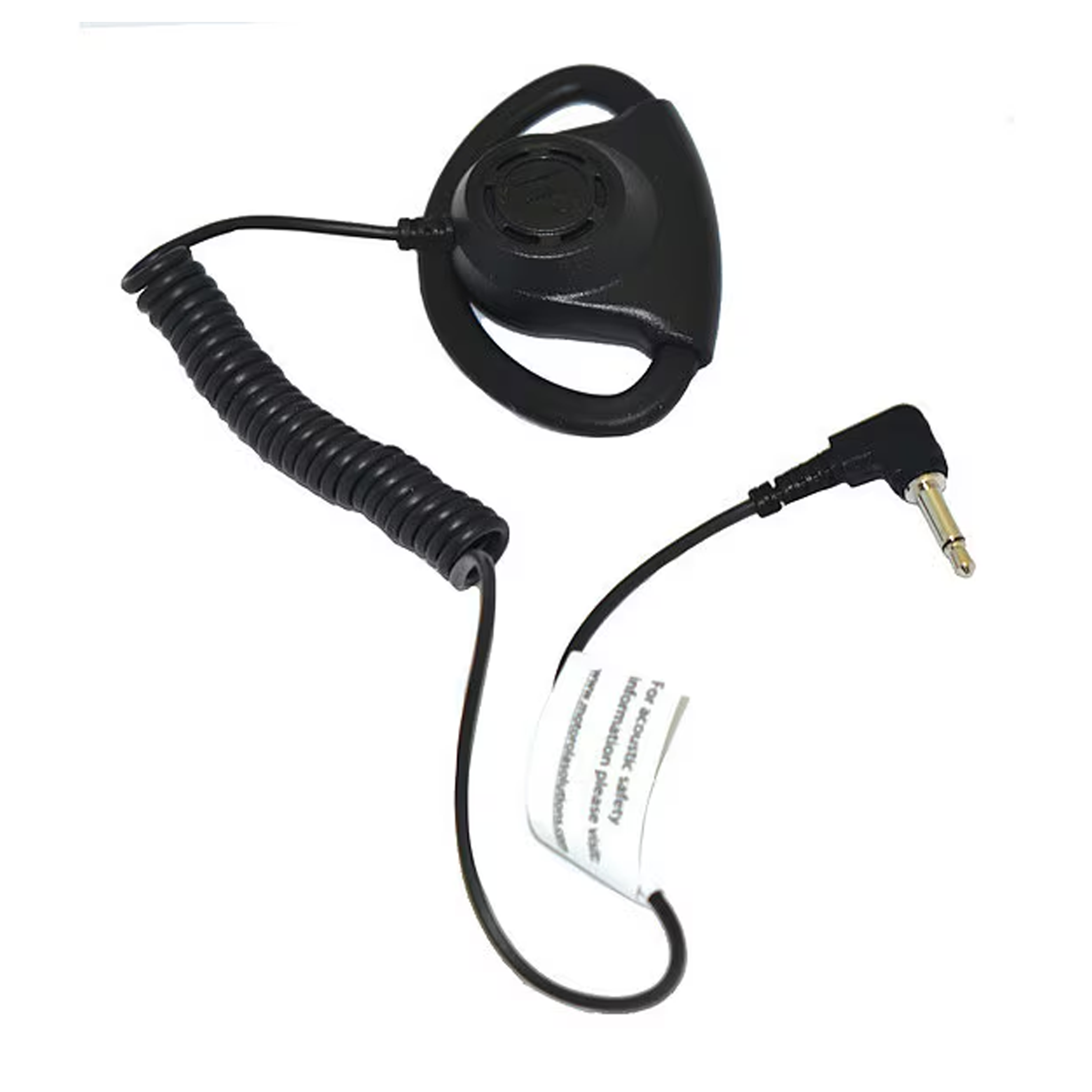 Motorola PMLN7396 Adjustable D-Style Earpiece - Receive Only for RSM Radio | Secure Communication for Security, Retail & Warehouse Teams
