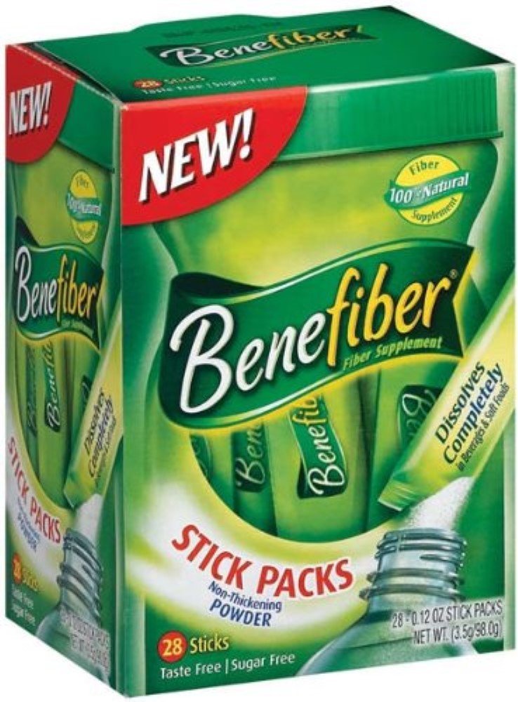 Benefiber Fiber Supplement - Sugar-Free, Unflavored On-The-Go Stick Packs (28 Count, Pack of 12) | Supports Digestive Health & Regularity for Active Lifestyles