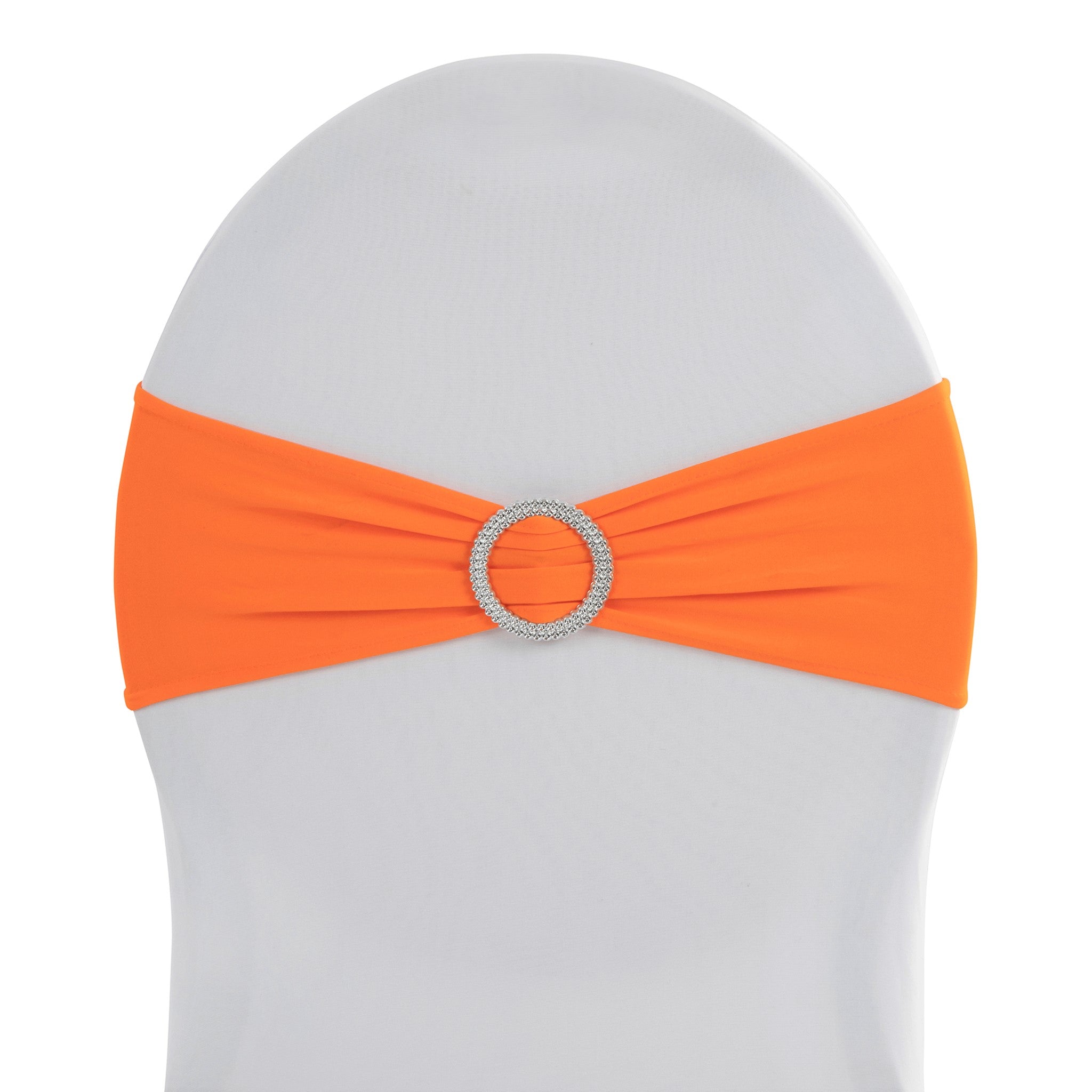 Adjustable Spandex Stretch Chair Band - Orange Resistance Band for Home & Office Workouts, Yoga, Pilates, and Physical Therapy