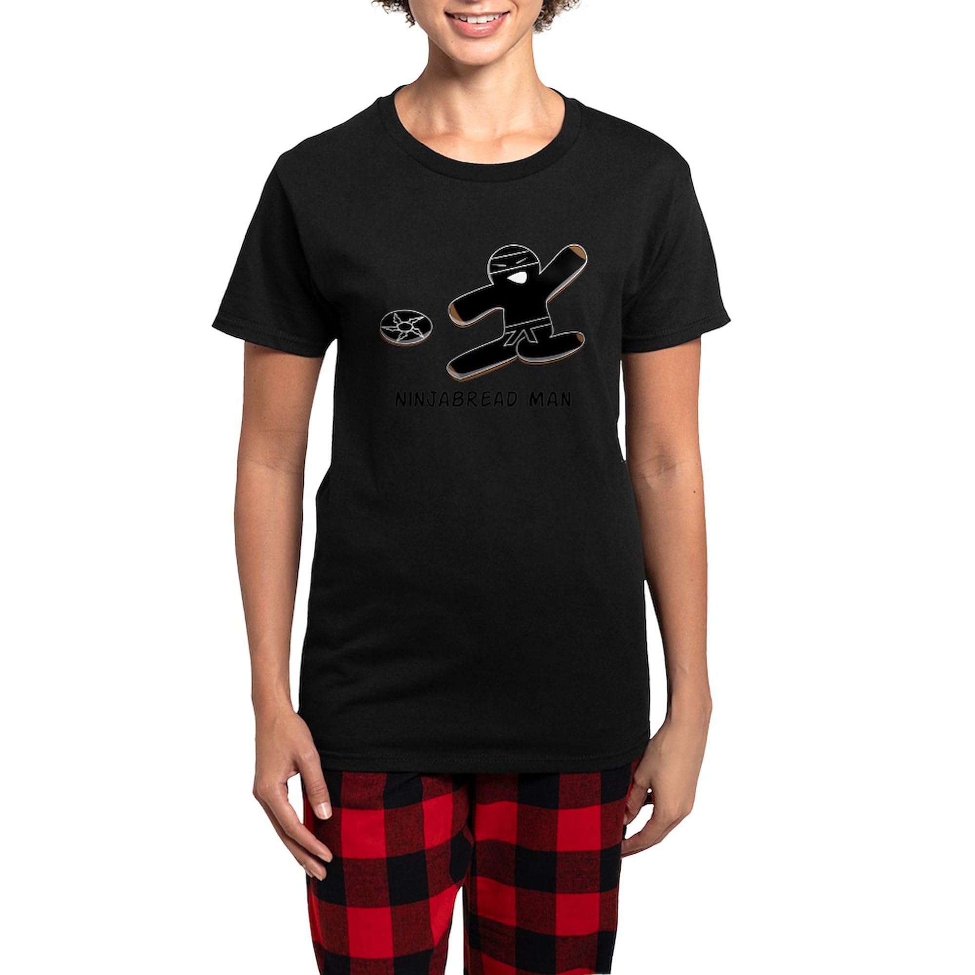 Ninjabread Man Pajamas for Women - Fun Novelty Sleepwear & Christmas PJs - Cozy Holiday Lounge Wear for Gifts & Festive Nights