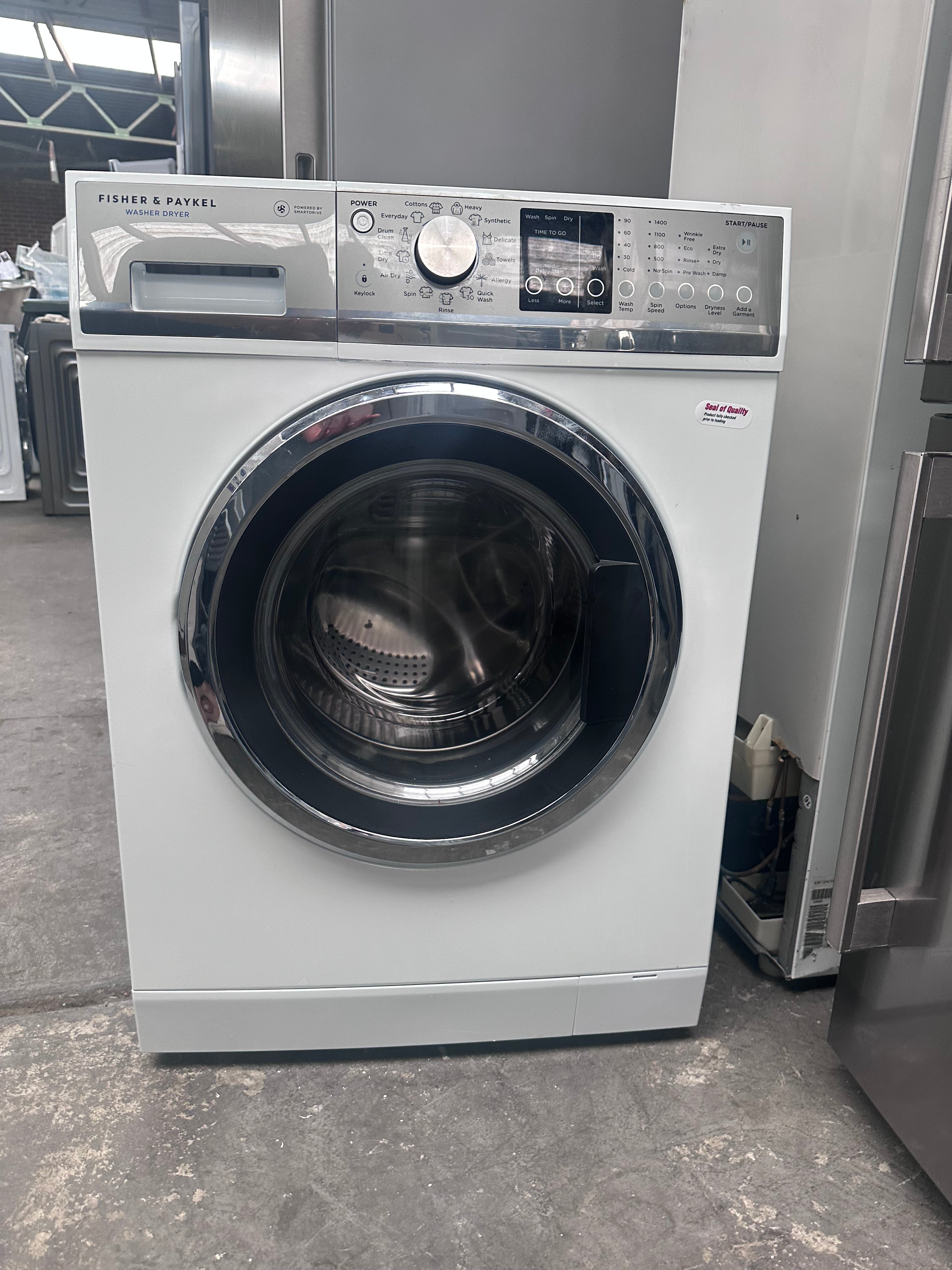 Fisher & Paykel Series 7 WD8560F1 8.5kg Washer & 5kg Dryer Combo - Energy Efficient Refurbished Laundry Appliance for Apartments & Small Homes