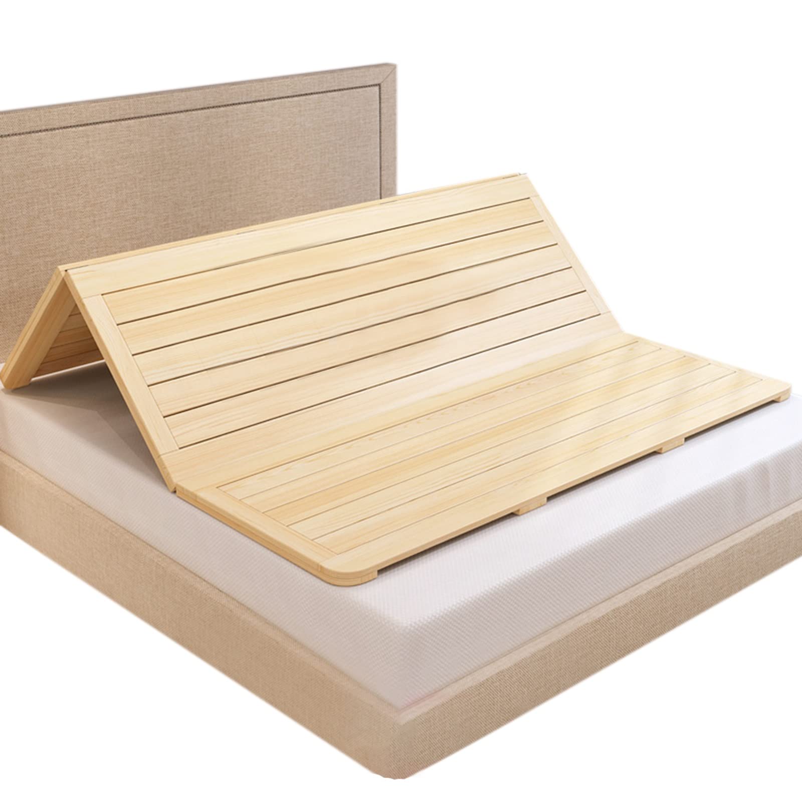 ZAQY Folding Wooden Bed Slat Twin XL Mattress Support - Heavy Duty Bunkie Board Replacement for Full Size Bed Frame, 200KG Capacity - Perfect for Bunk Beds, Dorm Beds & Guest Rooms