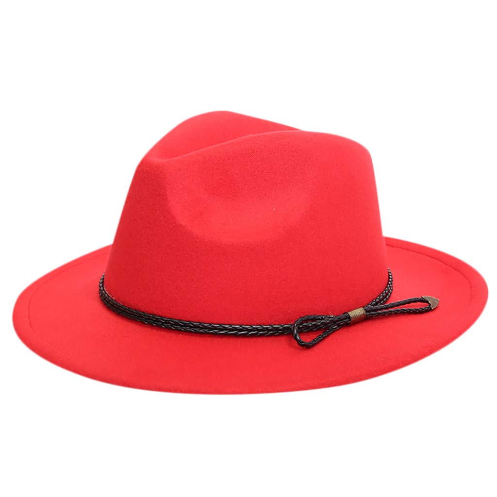 Digood Women's Crushable Wool Felt Outback Hat - Wide Brim Panama Hat with Belt for Western Style, Outdoor Cowboy Hat - Perfect for Hiking, Camping, and Country Music Festivals