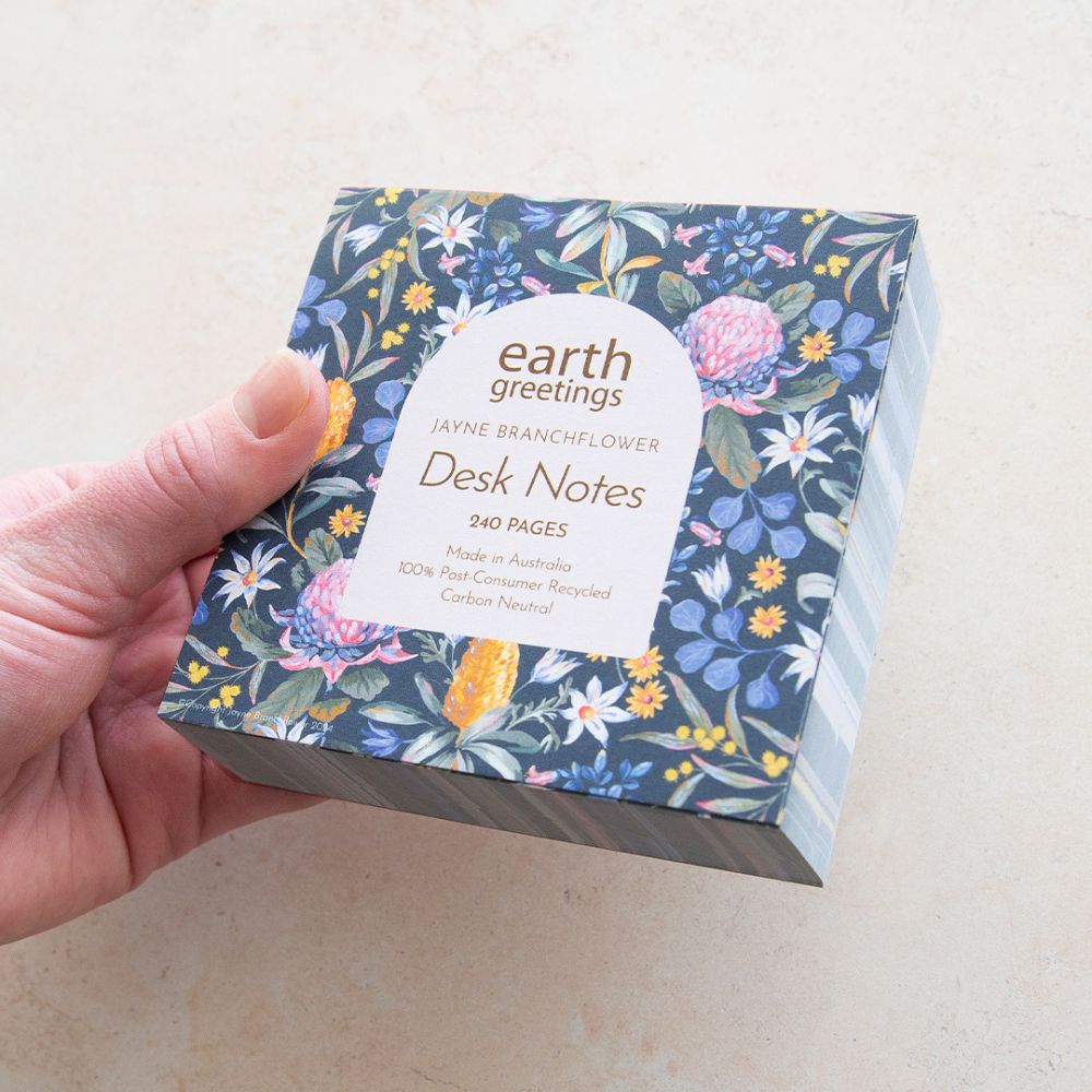 Earth Greetings Inspirational Desk Notes - Motivational Bushwalk Themed Sticky Notes for Office, Home & School (Set of 50)