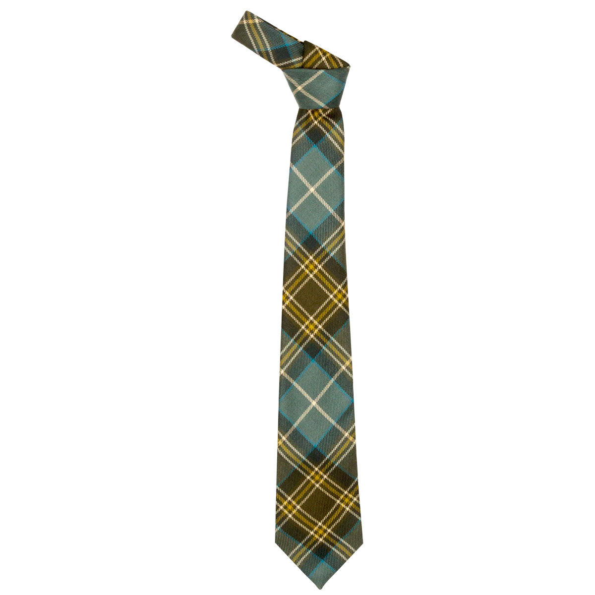 MacKellar Weathered Tartan Tie for Men - Classic Plaid Necktie for Formal Events, Weddings & Office Wear | Premium Scottish Wool Blend Accessory