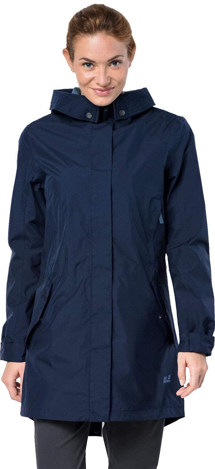 Jack Wolfskin Women's Monterey Waterproof Parka - Eco-Friendly Recycled Jacket for Hiking, Travel & Outdoor Adventures
