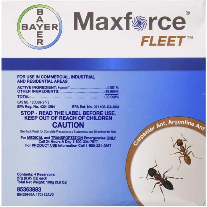Maxforce Fleet Ant Bait Gel - Fast-Acting Ant Killer for Indoor & Outdoor Use - Eliminates Ant Colonies at the Source - Ideal for Kitchens, Gardens & Patios