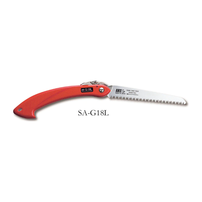 Growtech 7 Inch Folding Saw - Portable Hand Saw with Ergonomic Handle for Camping, Hiking, and Outdoor Survival Gear | GL18L Model