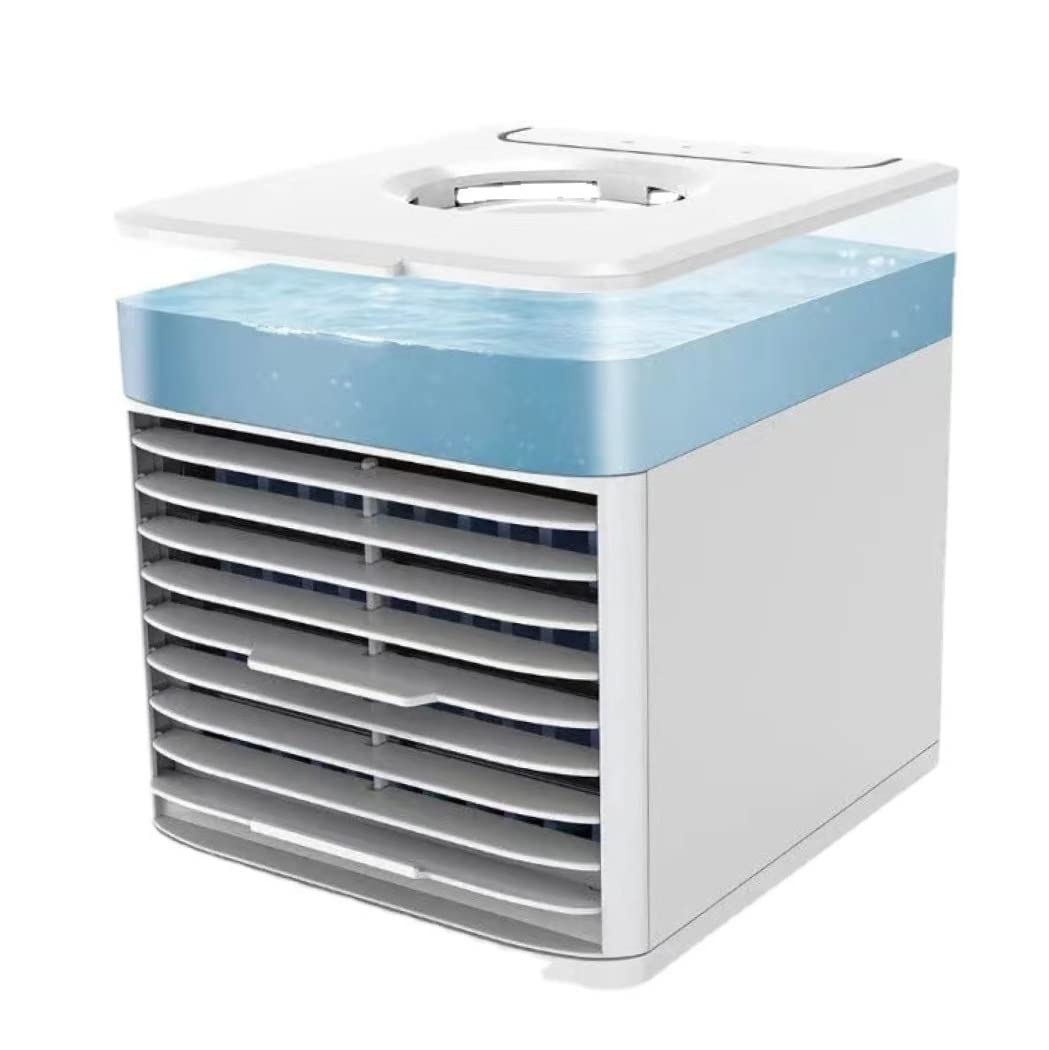 Eaarliyam Portable USB Air Conditioner Fan - Mini Personal Air Cooler with UV Sterilization, 6.25x6.34x5.67 Inch - Perfect for Home, Office, Bedroom & Travel Cooling | Compact Desktop AC Unit for Summer