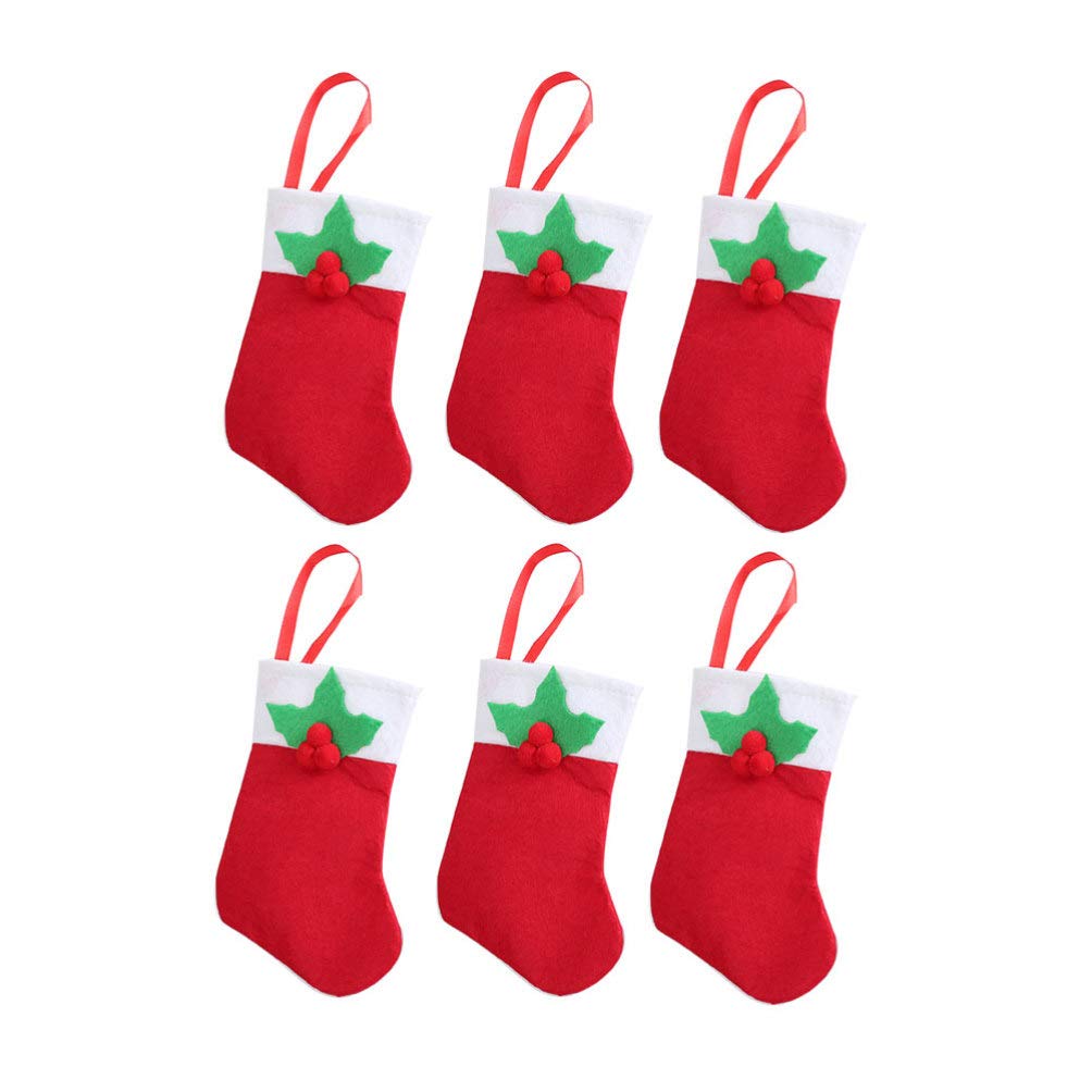 Christmas Silverware Holders - 6pcs Snowflake Pattern Knife Fork Spoon Pouches with Candy Bags for Holiday Table Decor, Xmas Dinner Party & Stocking Stuffers - Perfect for Festive Dining & Gift Giving