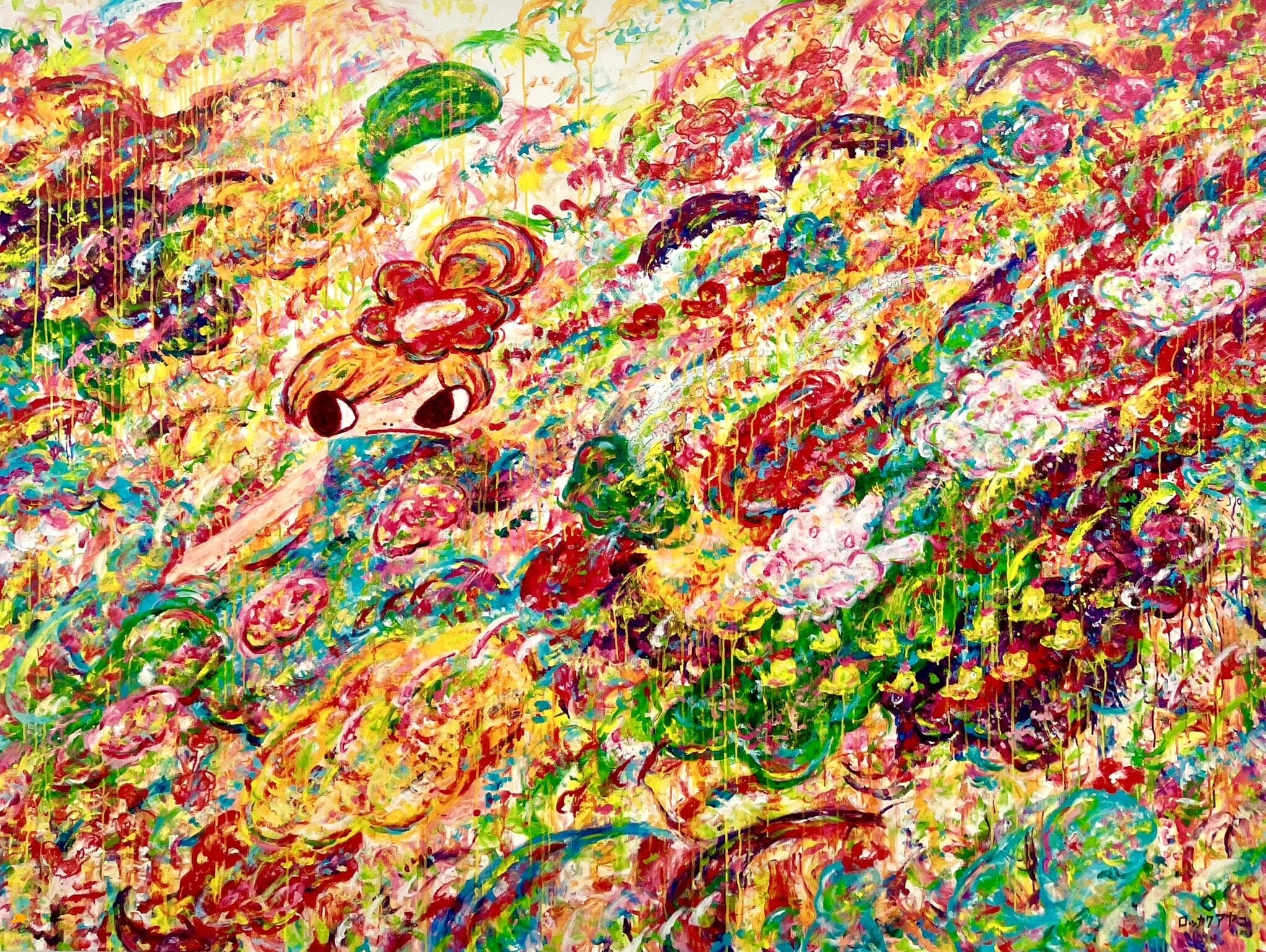 AYAKO ROKKAKU Original Artwork - Abstract Painting for Modern Home Decor & Office Wall Art