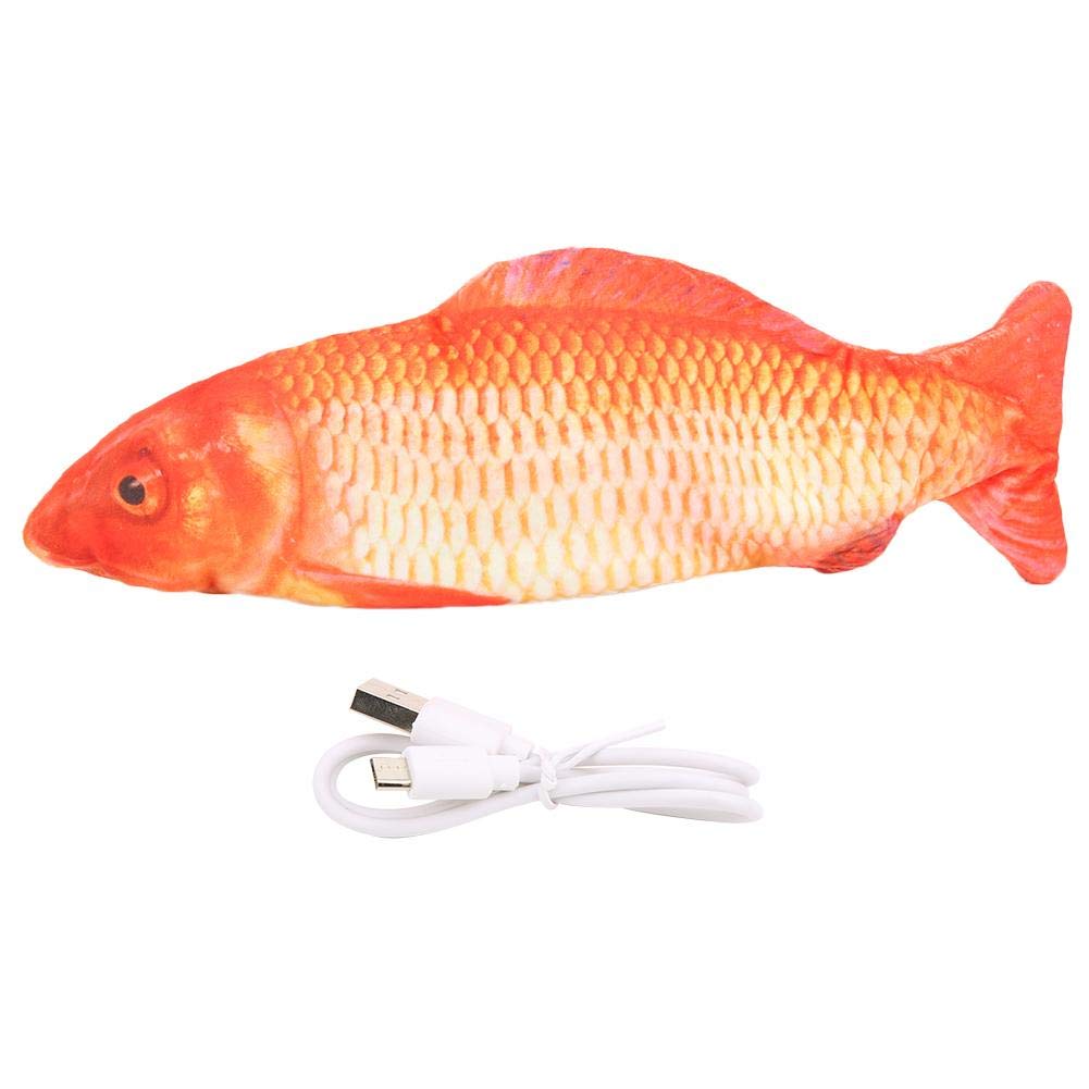 Eecoo Electric Dancing Fish Toy - USB Rechargeable Moving Simulation Fish for Cats, Dogs & Kids - Interactive Pet Toy Gift for Indoor Play & Entertainment