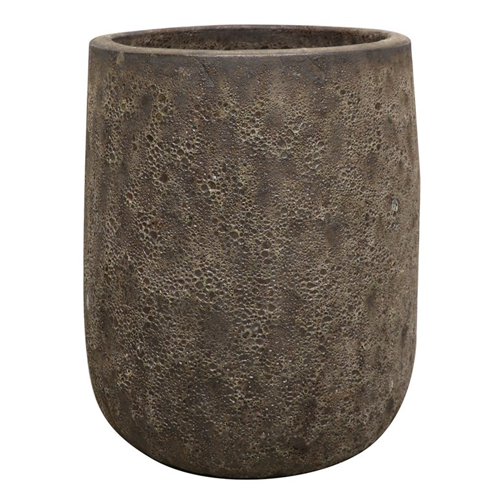 Lava U Outdoor Pot - Bronze Large Planter for Garden, Patio, and Balcony Decor | Durable Weather-Resistant Design for Plants and Flowers