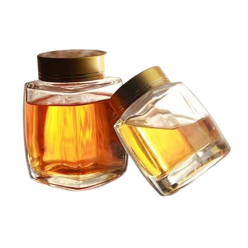 Premium Quality Square Glass Jars 360ml (12oz) - Airtight Food Storage Containers for Spices, Candles, DIY Crafts & Home Organization