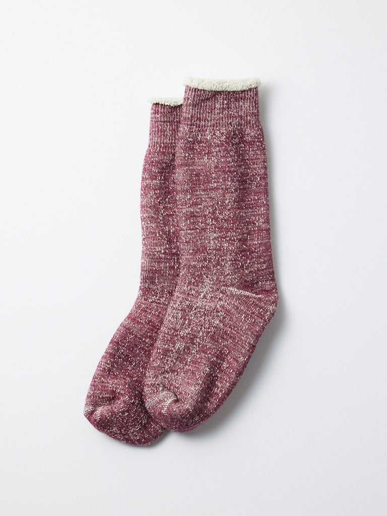 Rototo Double Face Socks in Grape - Soft & Durable Unisex Socks for Men & Women - Perfect for Running, Hiking & Everyday Comfort