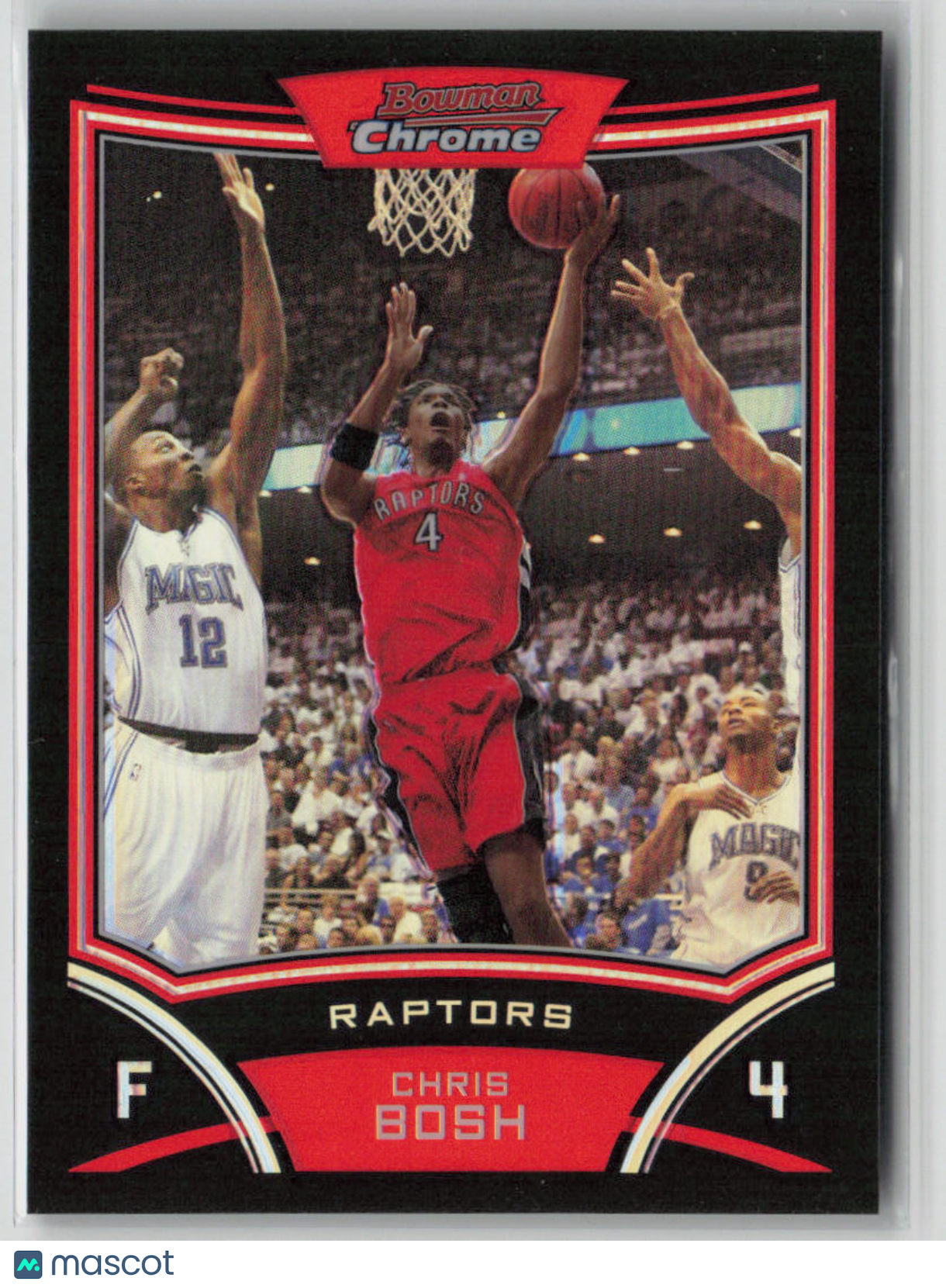2008-09 Bowman Chrome Refractor Chris Bosh Basketball Card #F4 299/499 - Rare Collectible for NBA Memorabilia Fans & Sports Card Investors