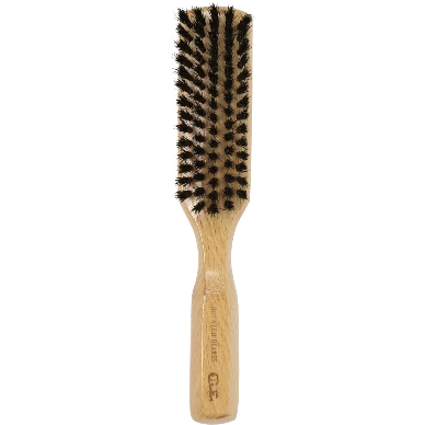 Premium Boar Bristle Beard Brush for Men - Natural Grooming & Styling Tool for Thick, Coarse Hair - Perfect for Home, Travel & Salon Use