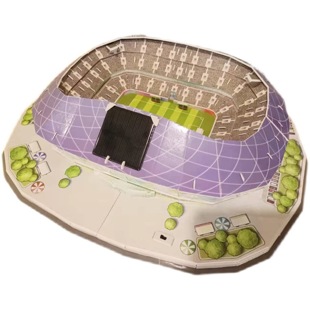 3D Solar Stadium Puzzle for Adults & Kids - DIY Paper Model Building Kit, Educational STEM Toy for Stress Relief & Fun - Perfect for Home Decor, School Projects & Gift Giving