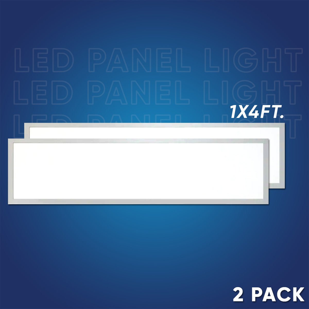 1 ft. x 4 ft. LED Flat Panel Light - 20W/30W/40W Adjustable Wattage, 4000K/5000K/6500K CCT Selectable with Dip Switch & 0-10V Dimming - 120-277V, ETL & DLC 5.1 Certified - Recessed Backlit Fixture for Office, Classroom, Hospital, and Commercial Lighting