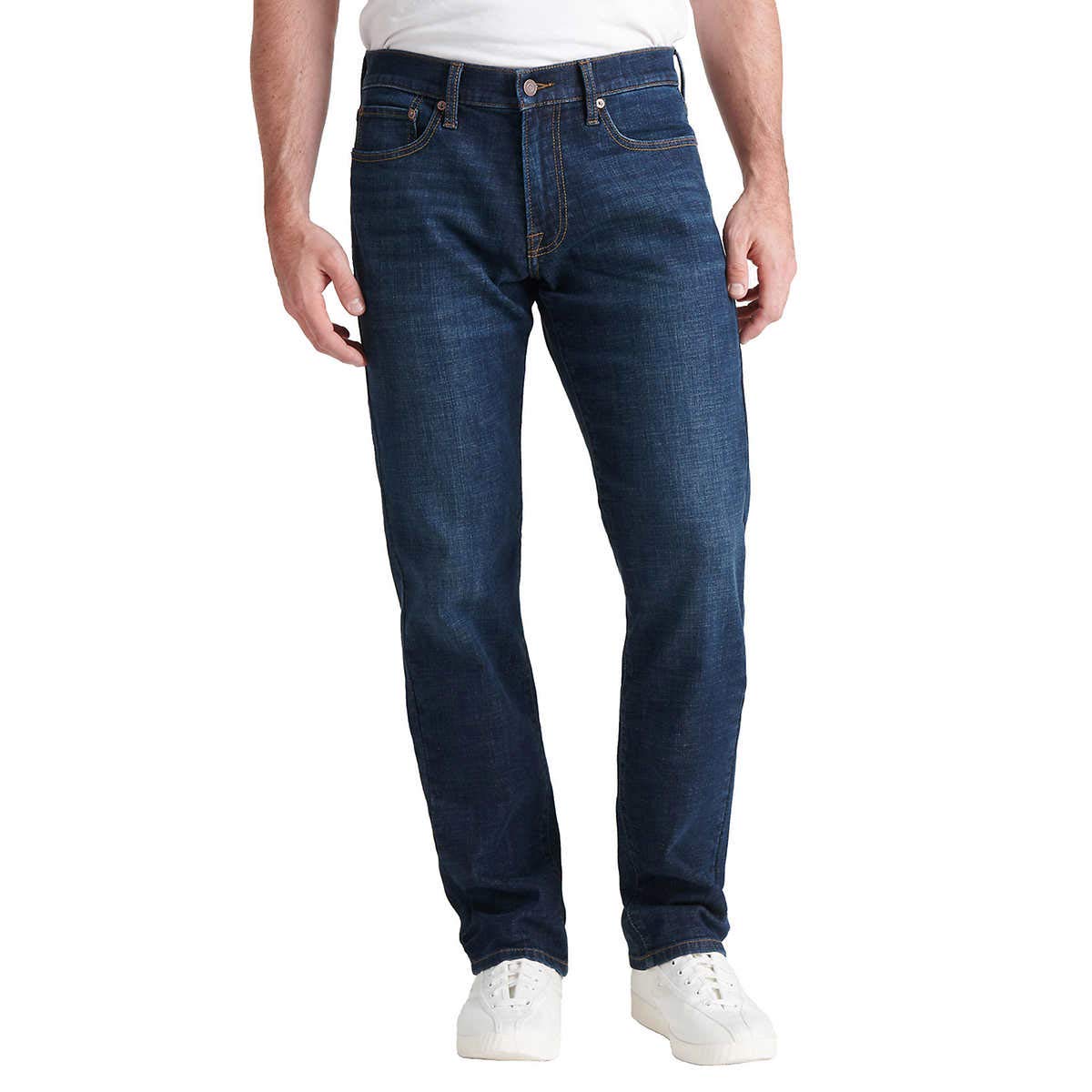 Lucky Brand Men's Straight Fit Jeans - Classic Comfort Denim Pants for Casual Wear & Everyday Style | Perfect for Work, Weekend Outings & Relaxing