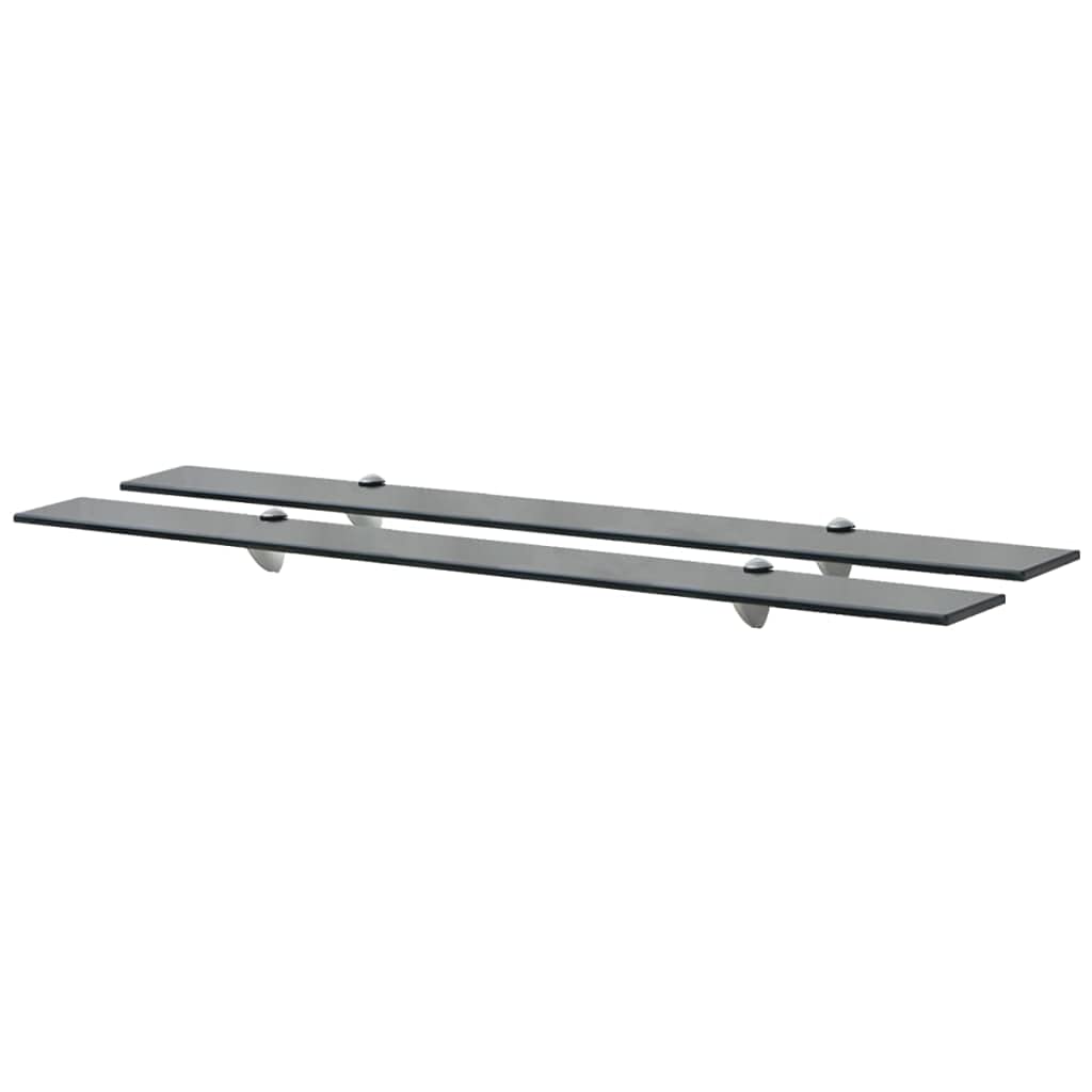2 Pack Floating Shelves for Bathroom, Living Room, Bedroom & Kitchen - Modern Cloud Design Square Wall Shelves (39.4