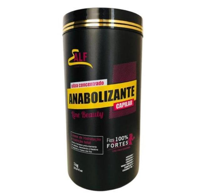 Ultra Concentrated Anabolic Moisturizing Mask 1Kg by Alf Cosmetics - Deep Hydration for Dry Skin, Professional Salon & Home Hair Treatment