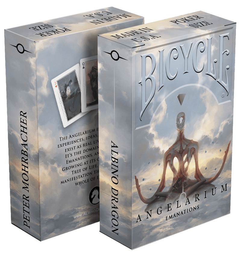 Bicycle Angelarium Emanations Tarot Deck - 78-Card Mystical Divination Set for Spiritual Guidance & Fortune Telling | Perfect for Tarot Readers, Collectors, and Meditation Practitioners