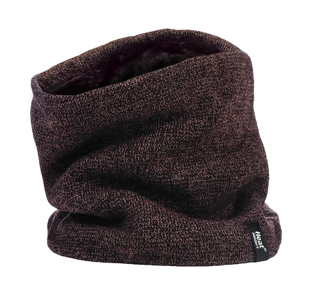 Heat Holders Thermal 2.6 Tog Fleece Snood Balaclava Neck Warmer for Men - Black or Grey - Winter Sports, Skiing, Motorcycling & Outdoor Activities