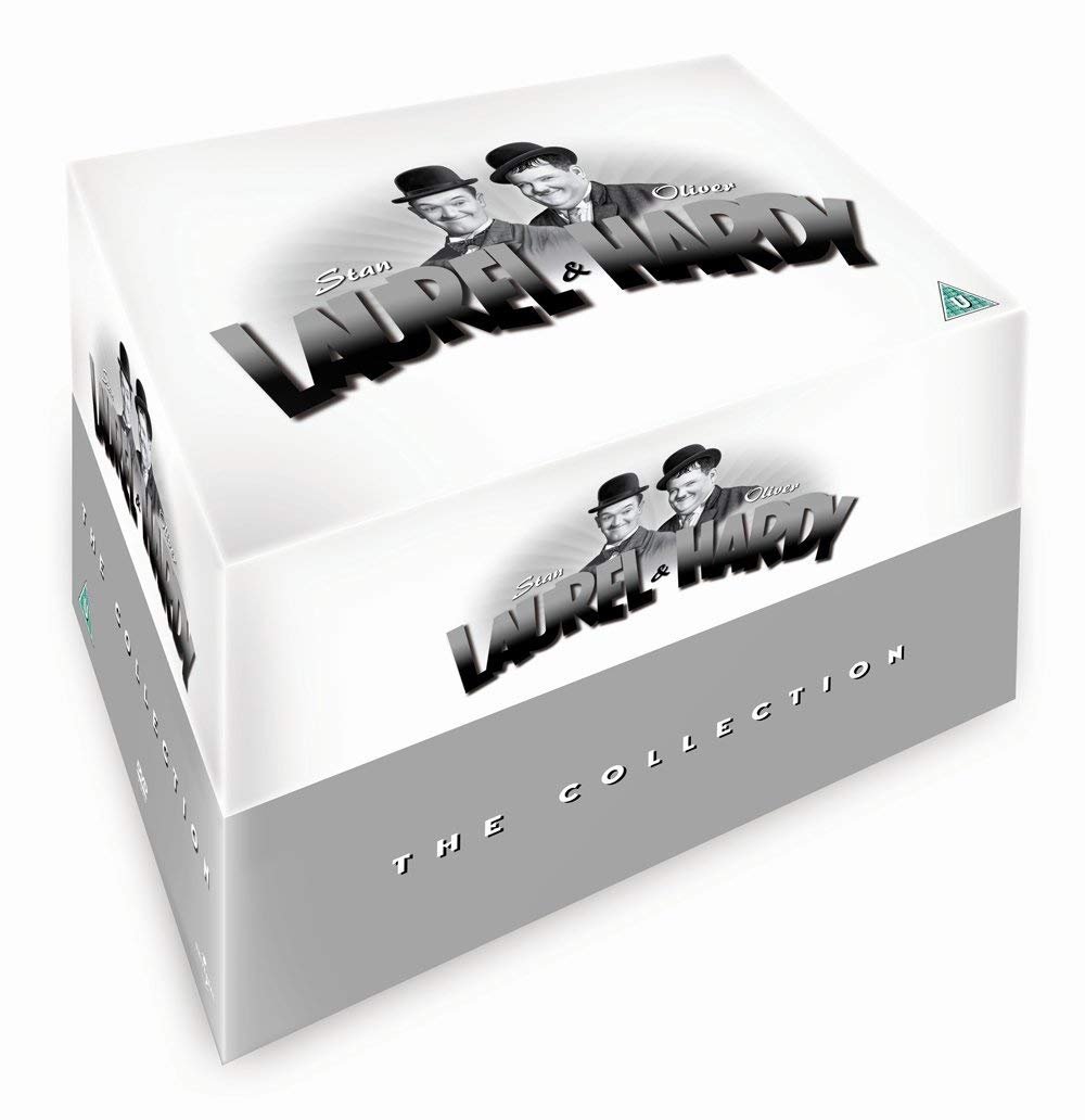 Laurel & Hardy Complete 21-Disc DVD Box Set - Classic Comedy Films Collection for Movie Lovers | Perfect for Home Entertainment & Gift Giving