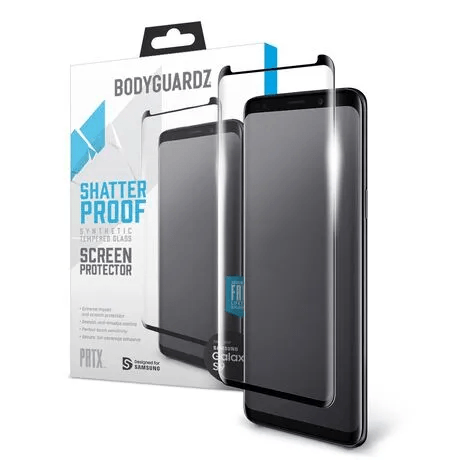 BodyGuardz PRTX Screen Protector for Samsung Galaxy Note 9 - Tempered Glass, HD Clarity, Anti-Scratch - Perfect for Work, Gaming & Daily Use
