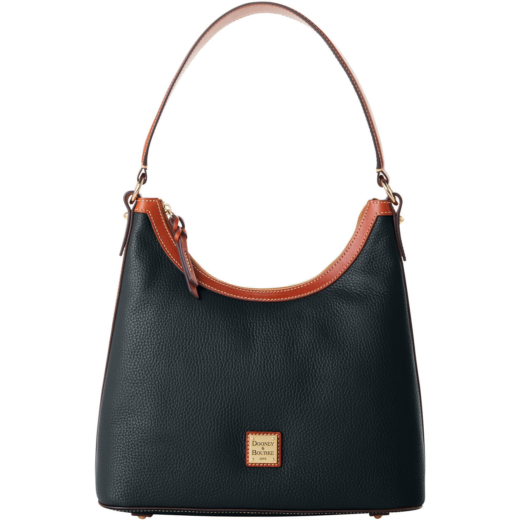 Dooney & Bourke Women's Pebble Grain Leather Hobo Shoulder Bag - Stylish Crossbody Purse for Work, Travel & Everyday Use