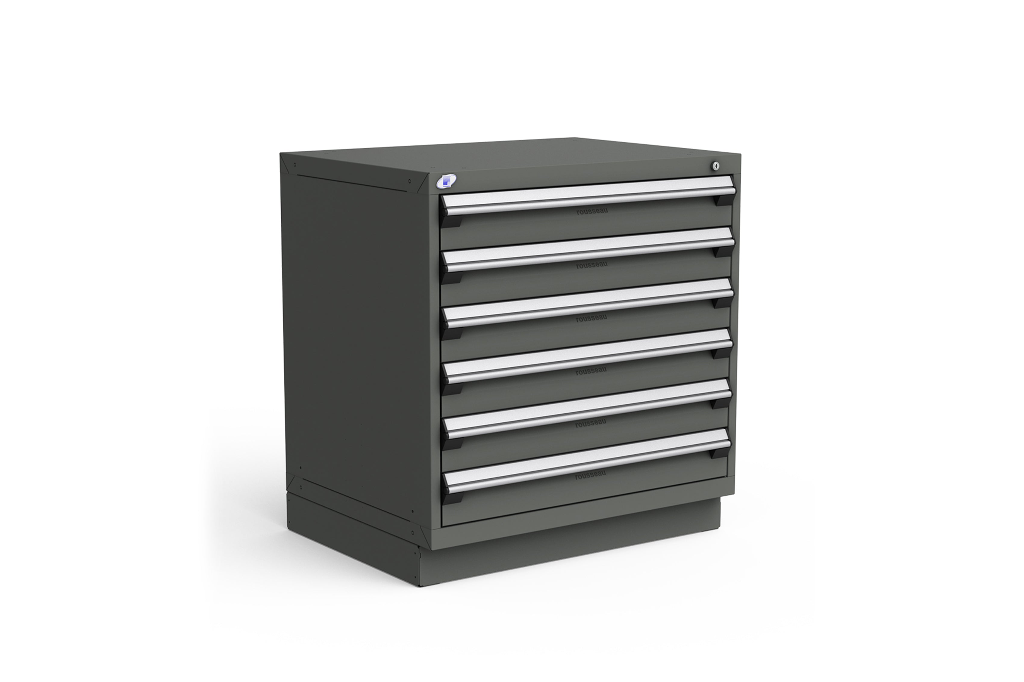 Rousseau 6-Drawer Storage Cabinet - Modern Wooden Dresser for Bedroom & Living Room - Perfect for Organizing Clothes, Toys, and Home Essentials