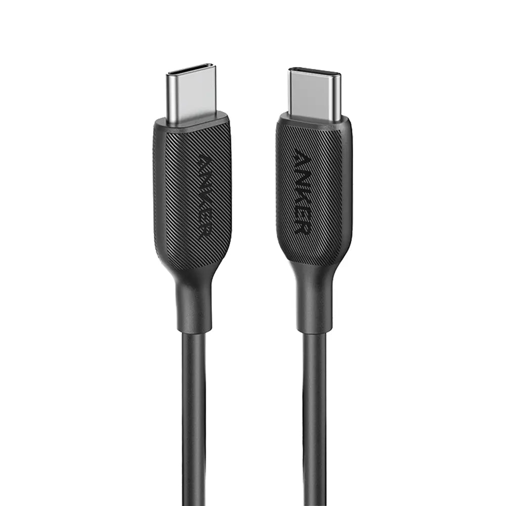 Anker PowerLine III USB-C to USB-C Fast Charging Cable (3ft/0.9m, 60W) - A8852 | Compatible with MacBook Pro, iPad Pro, Galaxy S23 & More | Perfect for Home, Office & Travel Charging