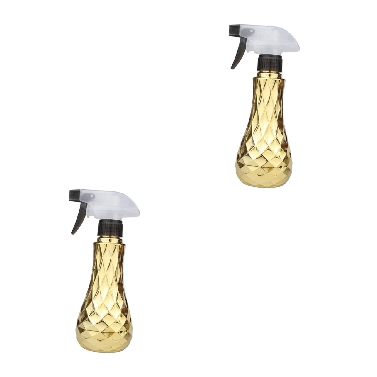 FOMIYES 2 Pack Hair Misting Spray Bottles - Travel Size Refillable Water Spray Bottle for Hair Styling, Toiletries & Pet Grooming | Perfect for Salon, Home & Travel Use