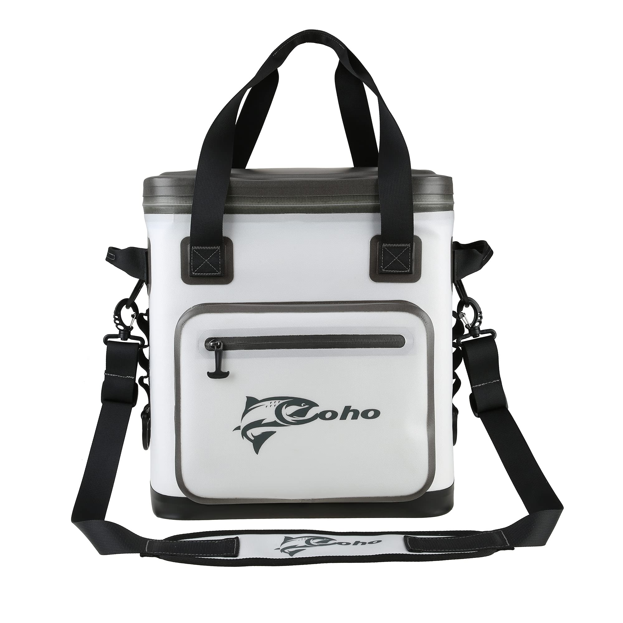 Coho Insulated Cooler Bag - 24 Can Leak Proof Portable Cooler & Lunch Box for Beach, Travel, Picnic | Camping, Hiking, Kayak Cooler | Perfect for Outdoor Adventures, Tailgating & Work Lunch Storage