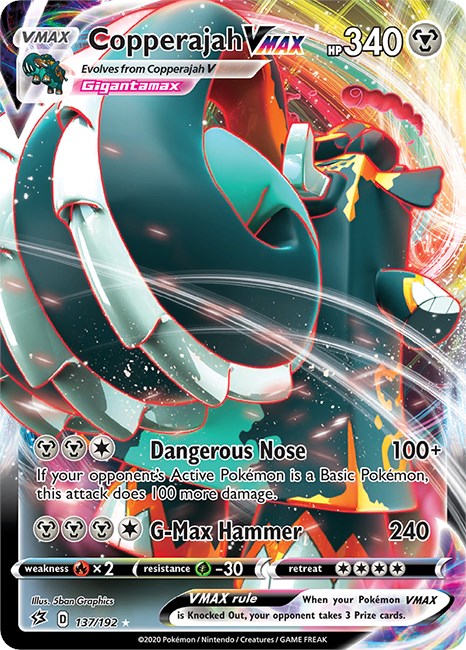 Copperajah VMAX Pokemon Card [SWSH02 137/192] - Rare Collectible for Trading & Battles