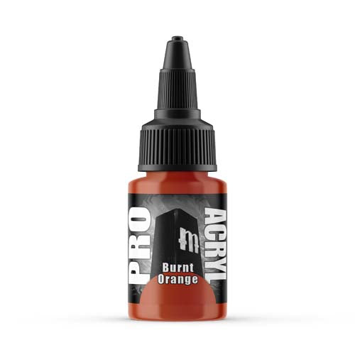 Pro Acryl Burnt Orange - Professional Acrylic Paint for Artists - Perfect for Canvas Painting, Miniatures & Model Kits