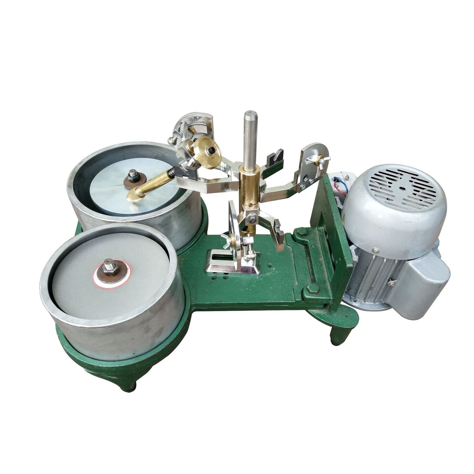 Professional Jade & Jewelry Polishing Machine - Dual Disc Gem Facet Grinder for Jewelry Making, Stone Polishing & Lapidary Work - Perfect for Jewelers, Hobbyists & DIY Crafting