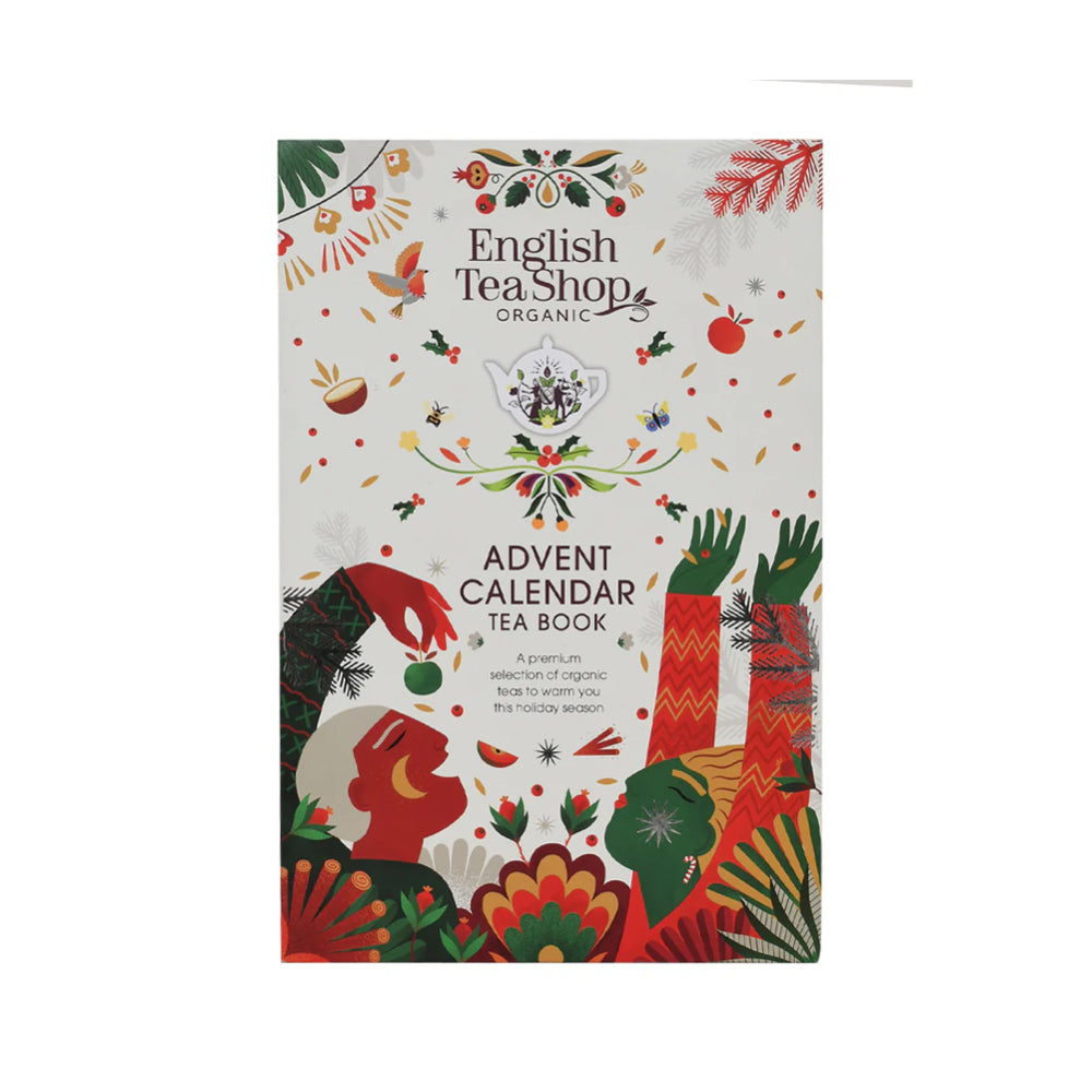English Tea Shop Advent Calendar - 24 Days of Premium White Tea Bags | Perfect for Holiday Gifting & Christmas Countdown